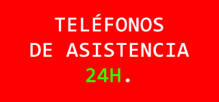 Tel�fonos Asistencia 24 h.