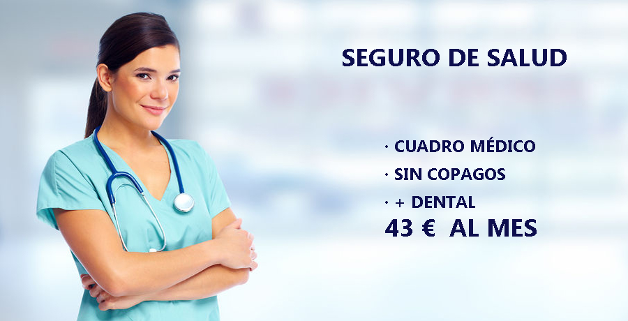 Seguro de salud por 43 euros al mes